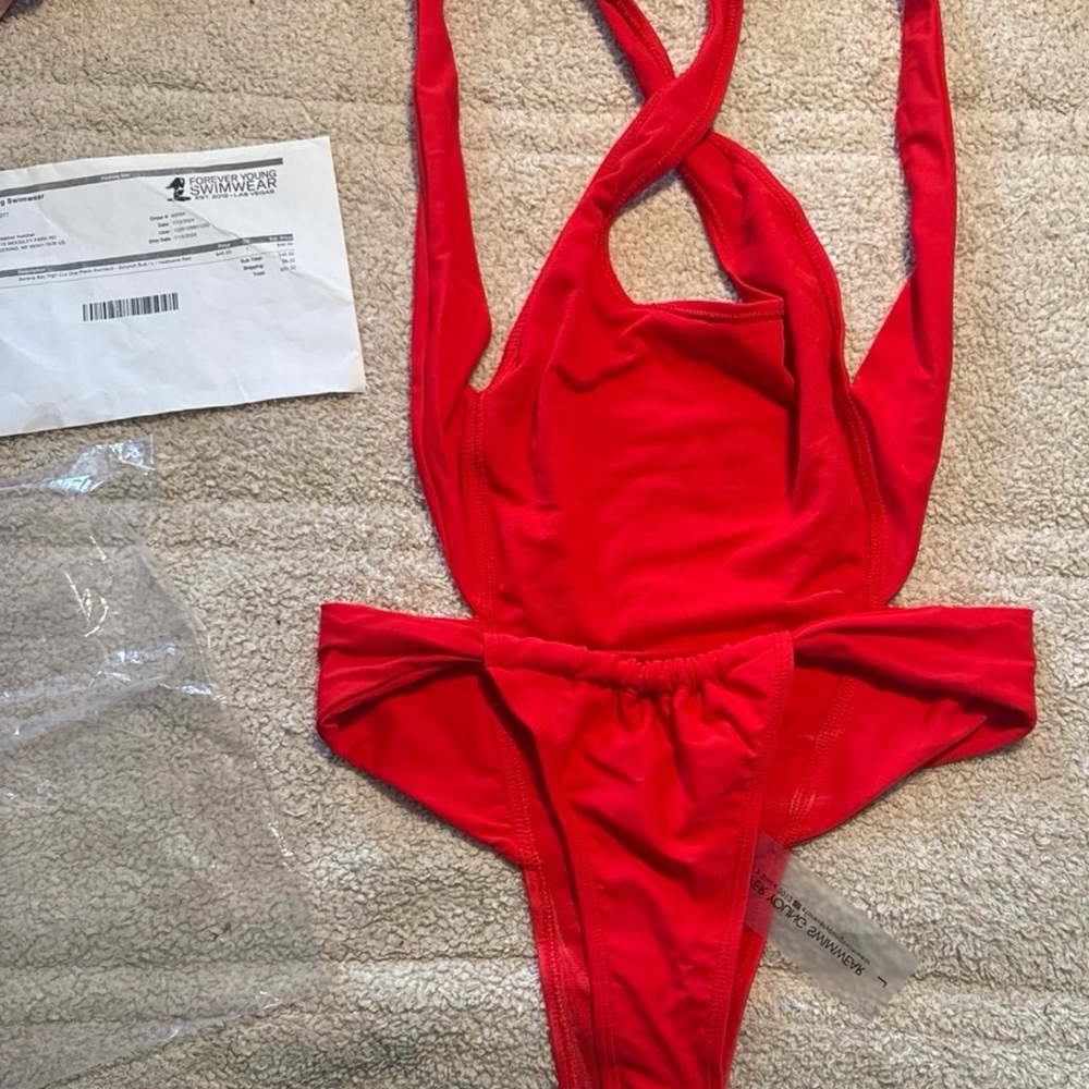 Forever Young Red Swimsuit View 4